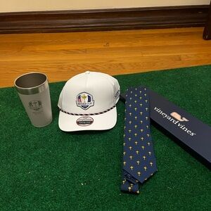 Brand NWT 2025 Ryder Cup Lot Package - Hat, Tie, Stanley Cup